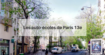 Les auto-écoles de Paris 13e